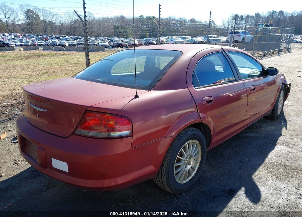 2004 CHRYSLER SEBRING LX VIN: 1C3EL46X14N148082