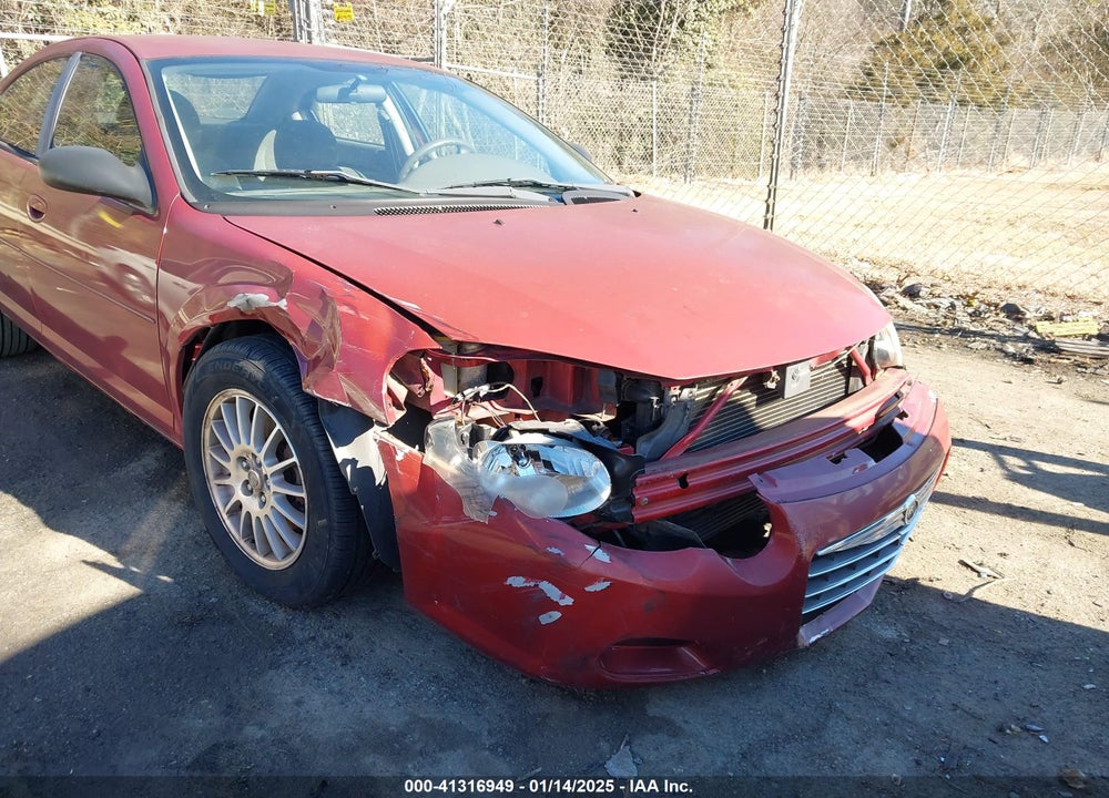 2004 CHRYSLER SEBRING LX VIN: 1C3EL46X14N148082