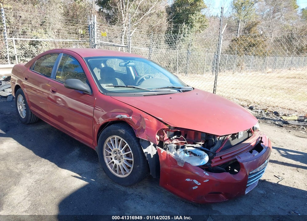 2004 CHRYSLER SEBRING LX VIN: 1C3EL46X14N148082