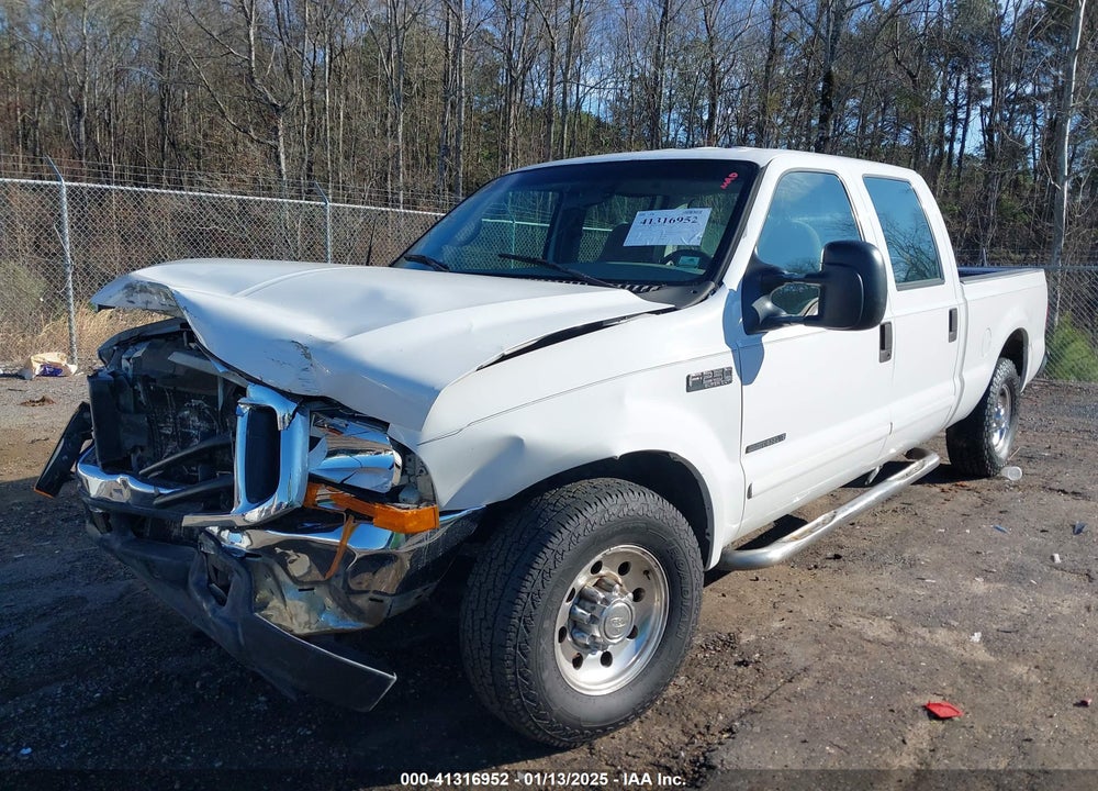 2001 FORD F-250 LARIAT/XL/XLT VIN: 1FTNW20F81ED20031