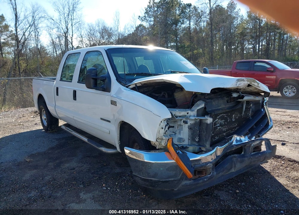 2001 FORD F-250 LARIAT/XL/XLT VIN: 1FTNW20F81ED20031