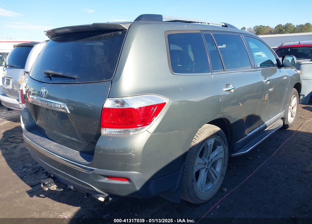 2013 TOYOTA HIGHLANDER LIMITED V6 VIN: 5TDYK3EH5DS139959