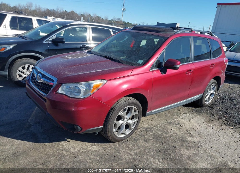 2016 SUBARU FORESTER 2.5I TOURING VIN: JF2SJAXC5GH404565