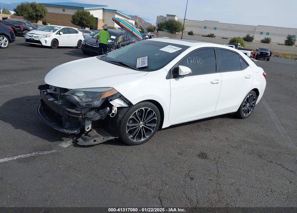2014 TOYOTA COROLLA L/LE/LE PLS/PRM/S/S PLS VIN: 5YFBURHEXEP041167