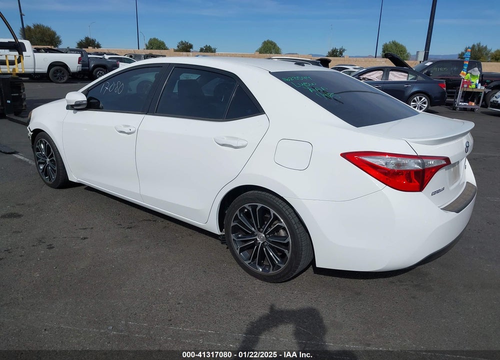 2014 TOYOTA COROLLA L/LE/LE PLS/PRM/S/S PLS VIN: 5YFBURHEXEP041167