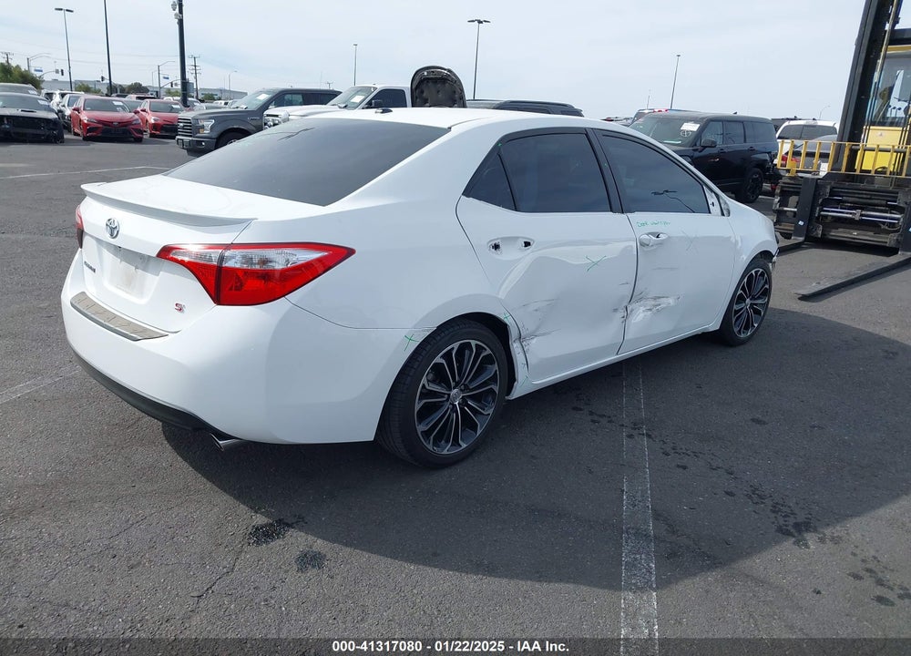 2014 TOYOTA COROLLA L/LE/LE PLS/PRM/S/S PLS VIN: 5YFBURHEXEP041167