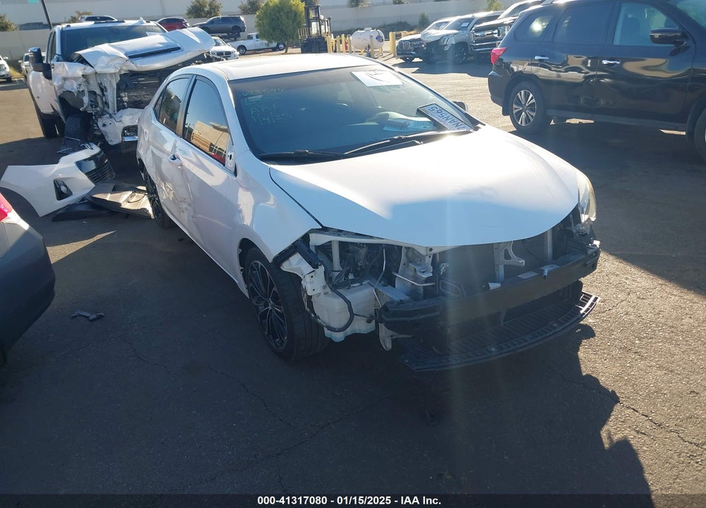 2014 TOYOTA COROLLA L/LE/LE PLS/PRM/S/S PLS VIN: 5YFBURHEXEP041167