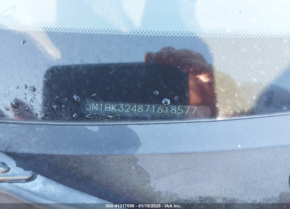 2007 MAZDA 3 S GRAND TOURING VIN: JM1BK324871618577