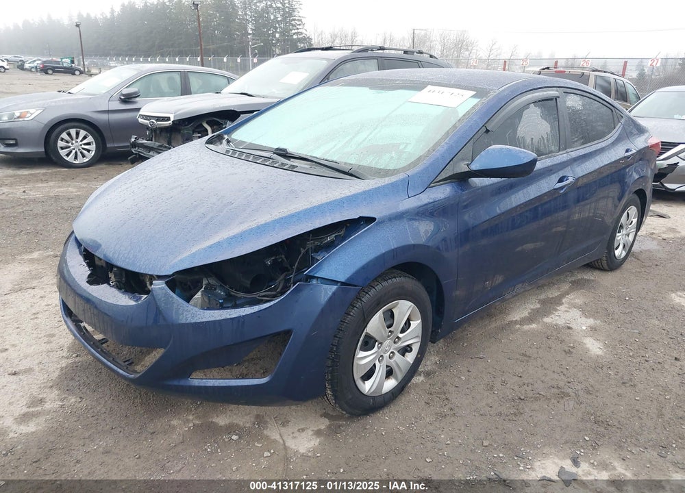 2016 HYUNDAI ELANTRA SE VIN: 5NPDH4AE4GH703545