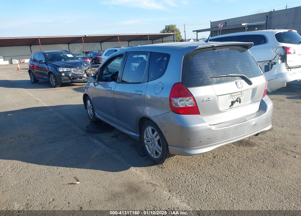 2008 HONDA FIT SPORT VIN: JHMGD38658S050145
