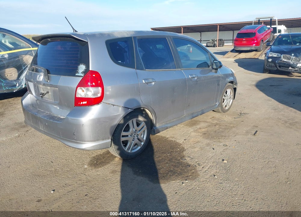 2008 HONDA FIT SPORT VIN: JHMGD38658S050145