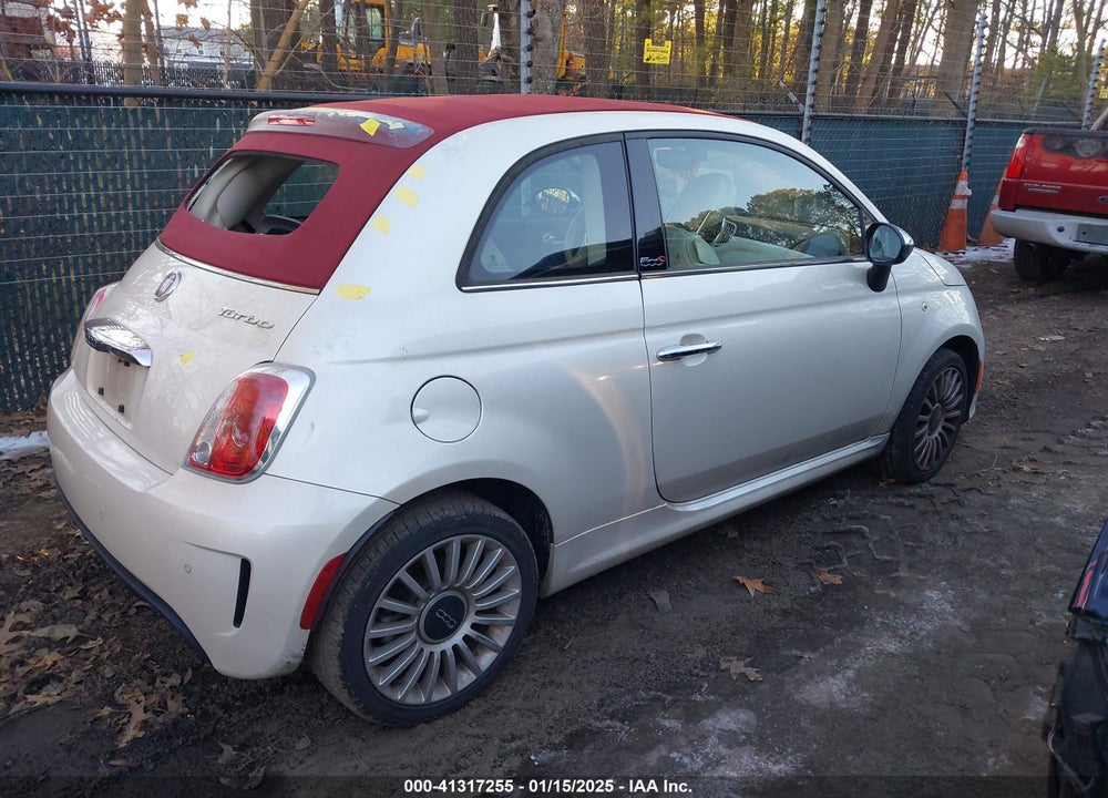 2018 FIAT 500C LOUNGE VIN: 3C3CFFEH6JT425776
