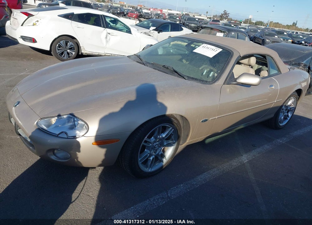 2001 JAGUAR XK8 VIN: SAJDA42C81NA14881