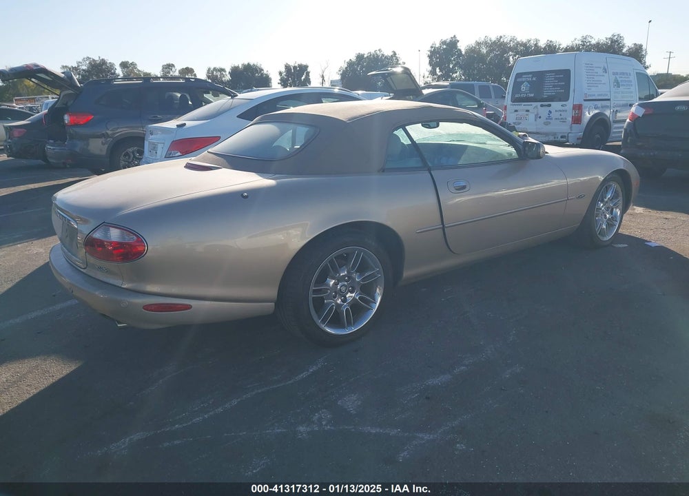 2001 JAGUAR XK8 VIN: SAJDA42C81NA14881
