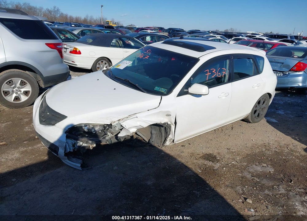 2008 MAZDA MAZDA3 VIN: JM1BK344781857892