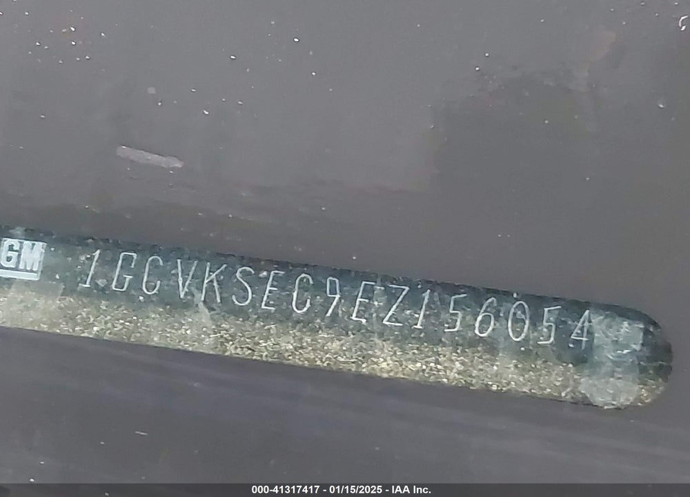 2014 CHEVROLET SILVERADO 1500 VIN: 1GCVKSEC9EZ156054