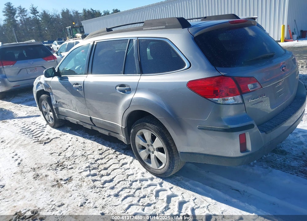 2011 SUBARU OUTBACK 2.5I PREMIUM VIN: 4S4BRBCC9B3391646