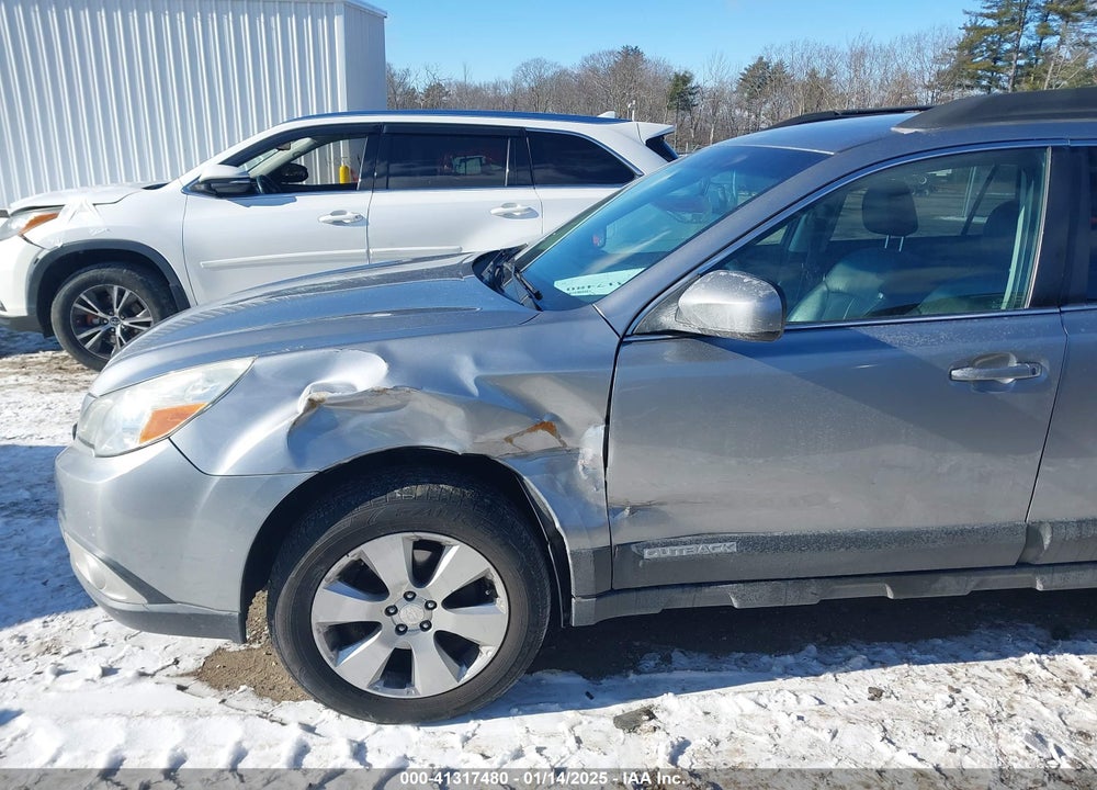 2011 SUBARU OUTBACK 2.5I PREMIUM VIN: 4S4BRBCC9B3391646