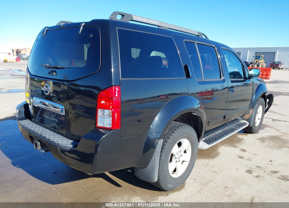 2005 NISSAN PATHFINDER VIN: 5N1AR18W55C783407