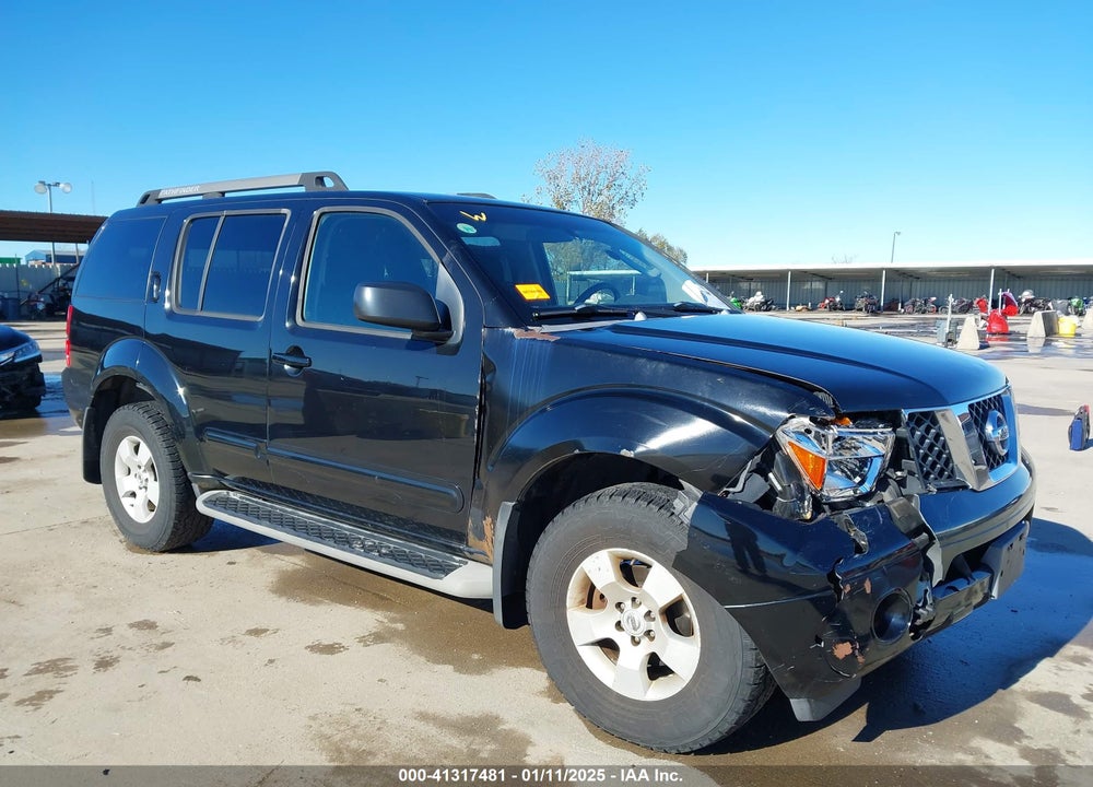 2005 NISSAN PATHFINDER VIN: 5N1AR18W55C783407