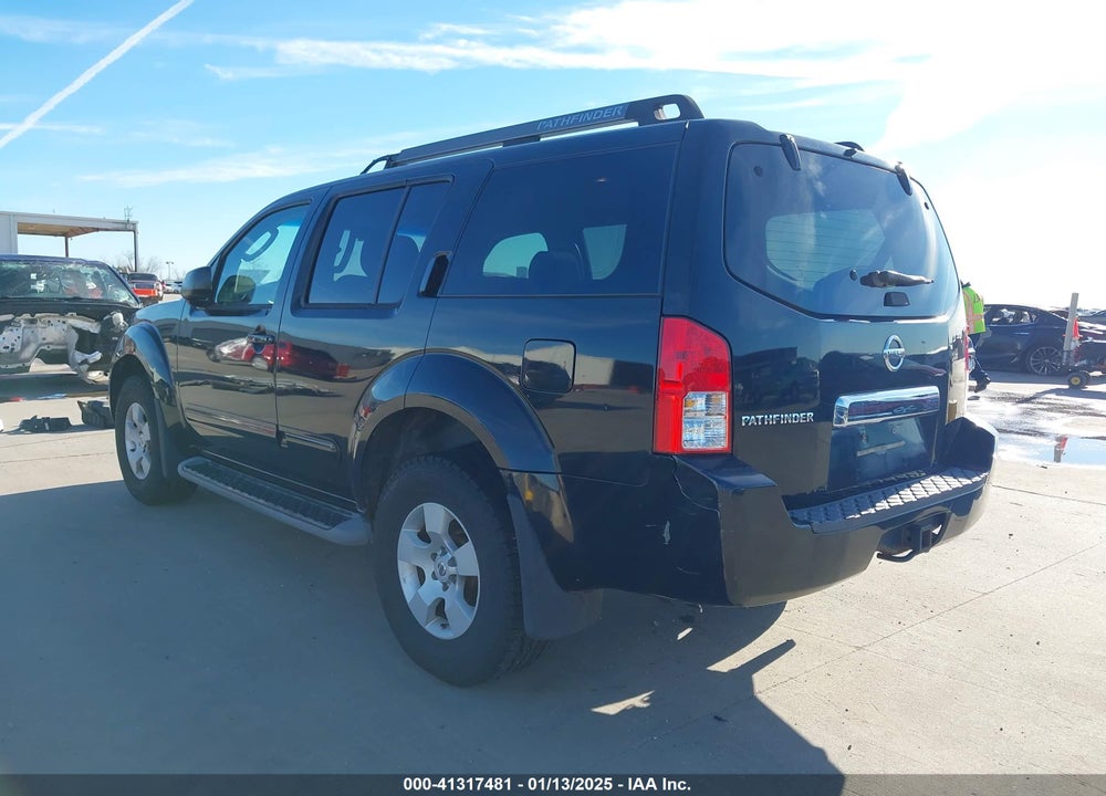 2005 NISSAN PATHFINDER VIN: 5N1AR18W55C783407