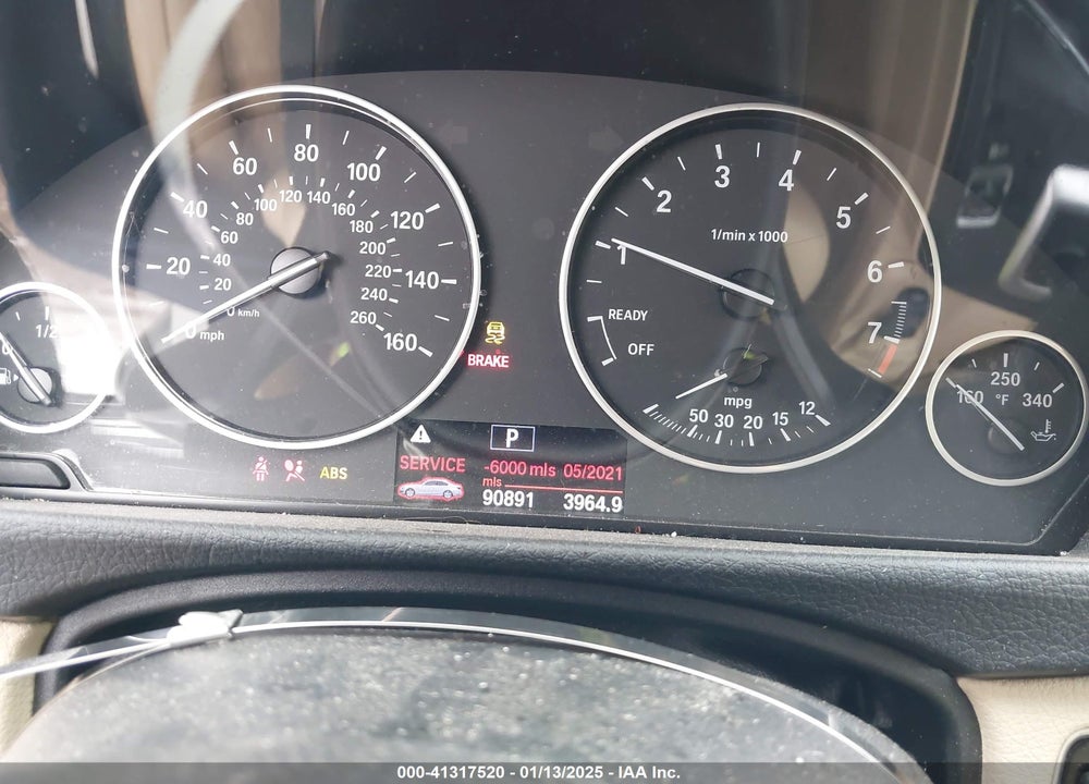 2012 BMW 328 VIN: WBA3A5C56CF341156