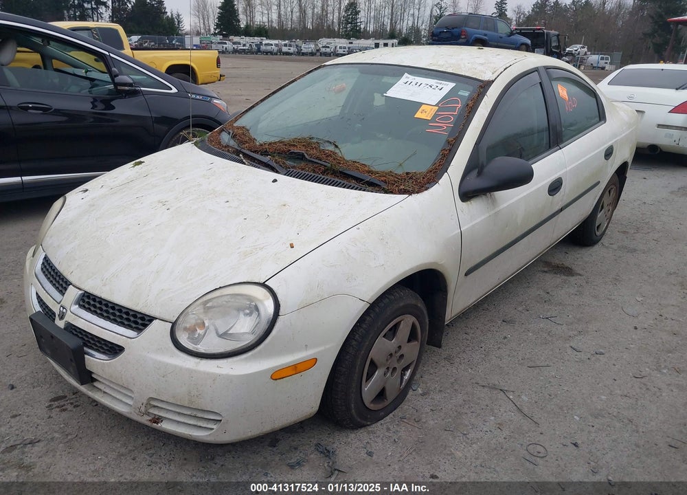 2005 DODGE NEON SE VIN: 1B3ES26C95D102847
