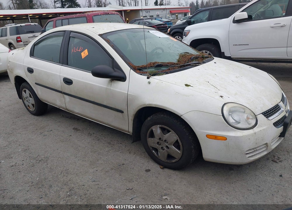 2005 DODGE NEON SE VIN: 1B3ES26C95D102847