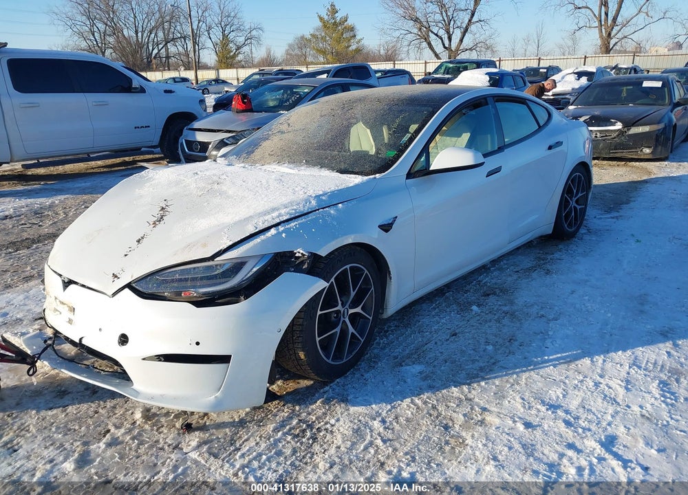 2022 TESLA MODEL S PLAID TRI MOTOR ALL-WHEEL DRIVE VIN: 5YJSA1E68NF468530