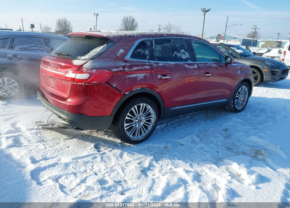 2018 LINCOLN MKX RESERVE VIN: 2LMPJ8LR5JBL31404