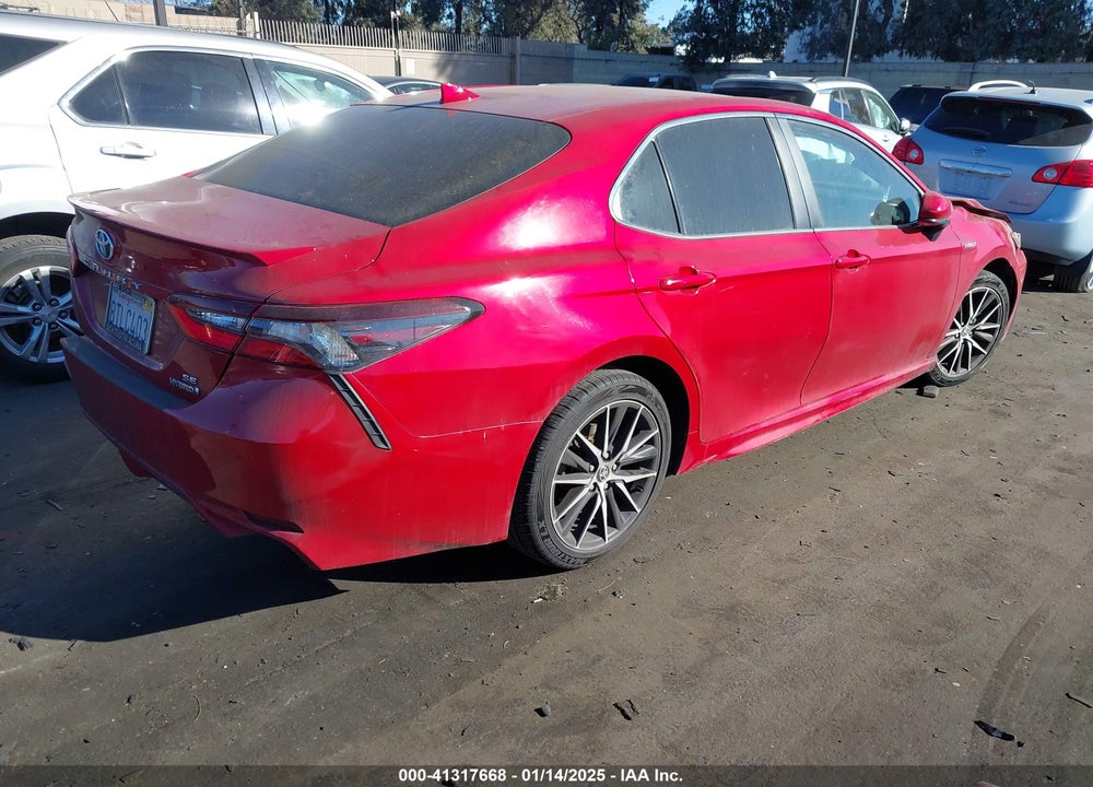 2021 TOYOTA CAMRY SE HYBRID VIN: 4T1G31AK1MU020327