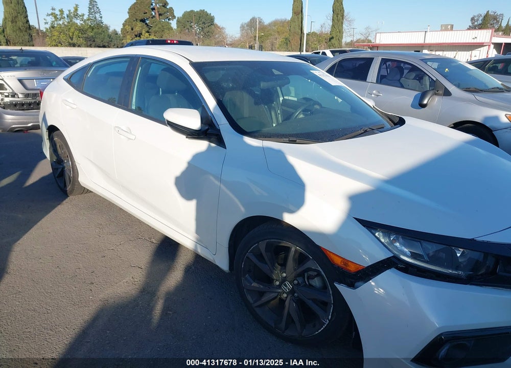 2019 HONDA CIVIC SPORT VIN: 2HGFC2F87KH598386