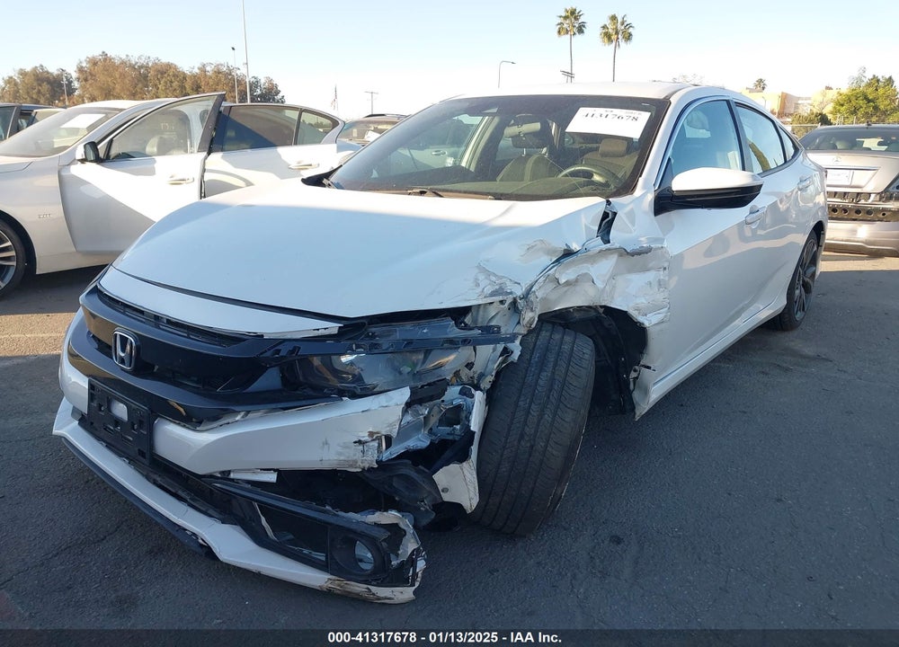 2019 HONDA CIVIC SPORT VIN: 2HGFC2F87KH598386