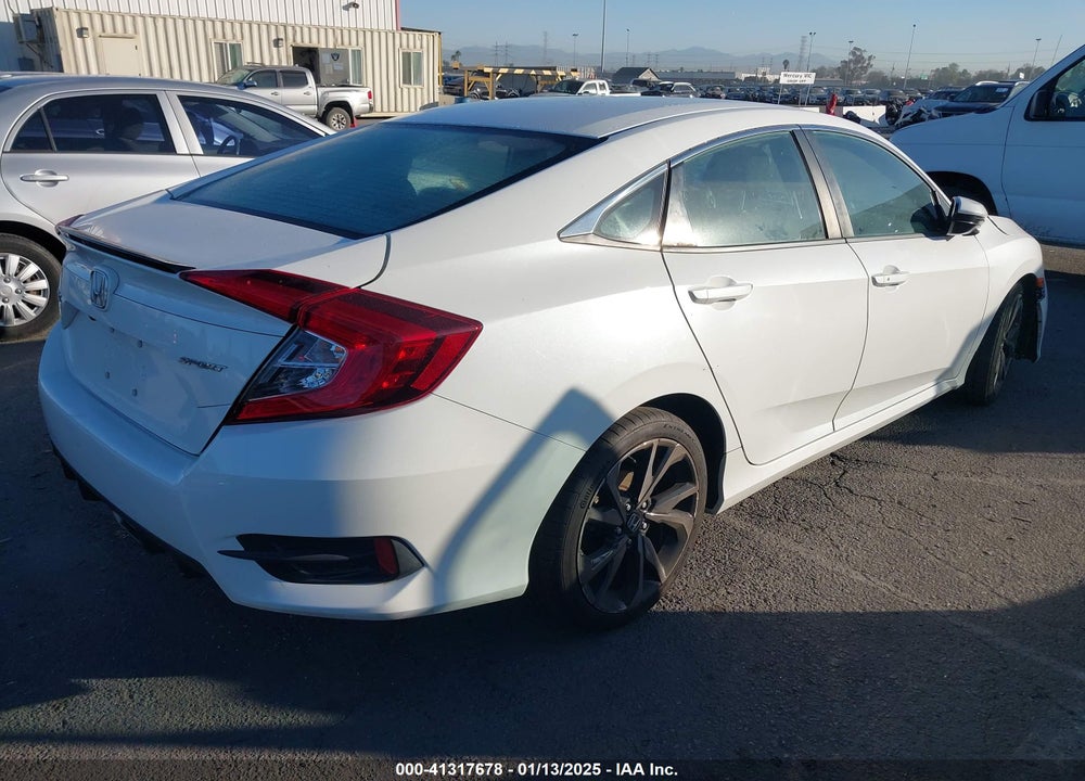 2019 HONDA CIVIC SPORT VIN: 2HGFC2F87KH598386