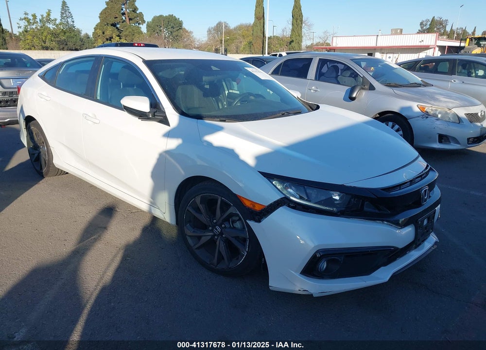 2019 HONDA CIVIC SPORT VIN: 2HGFC2F87KH598386