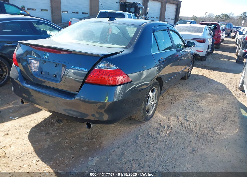 2006 HONDA ACCORD HYBRID VIN: JHMCN36426C001201