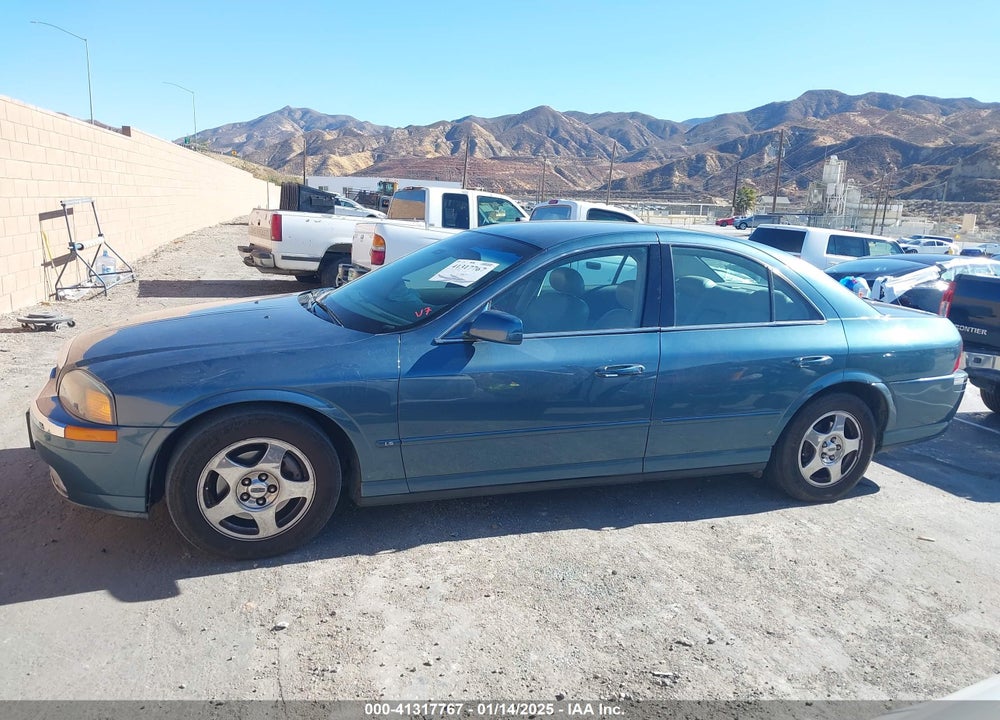 2001 LINCOLN LS V8 AUTO VIN: 1LNHM87A31Y617332