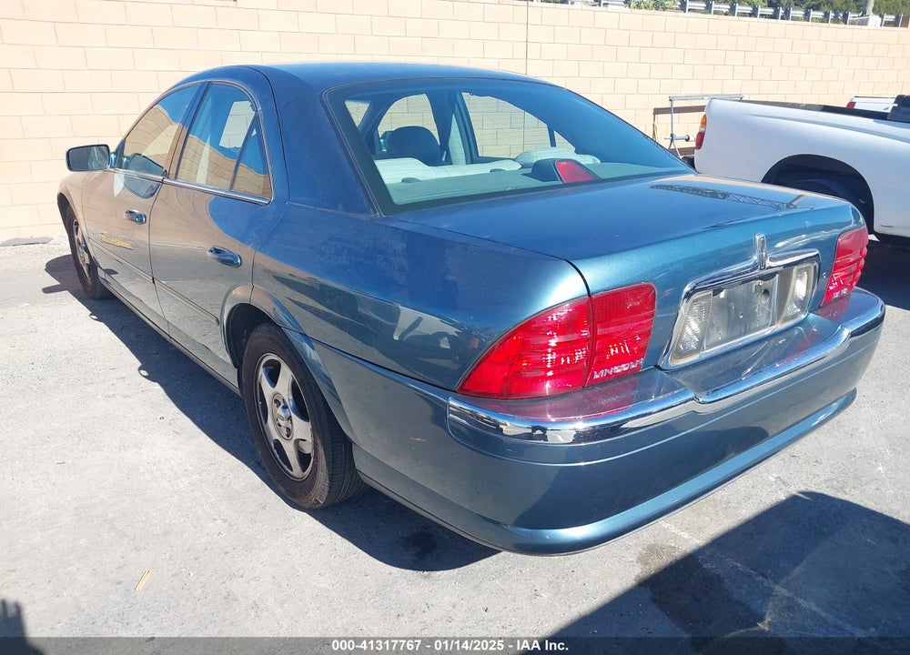 2001 LINCOLN LS V8 AUTO VIN: 1LNHM87A31Y617332