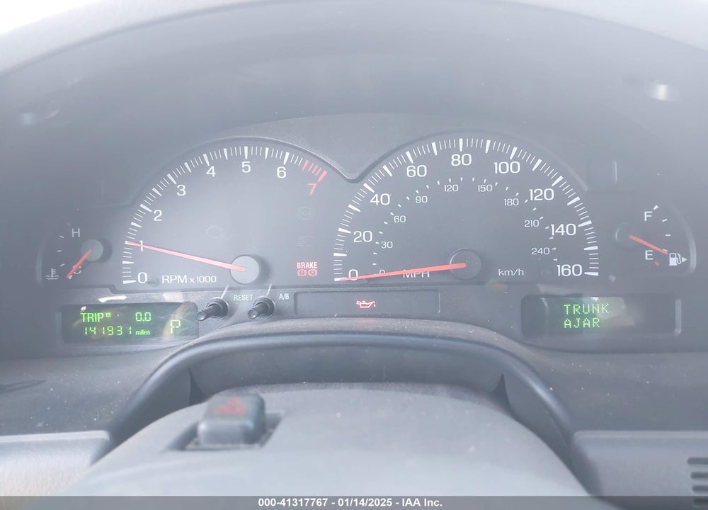 2001 LINCOLN LS V8 AUTO VIN: 1LNHM87A31Y617332