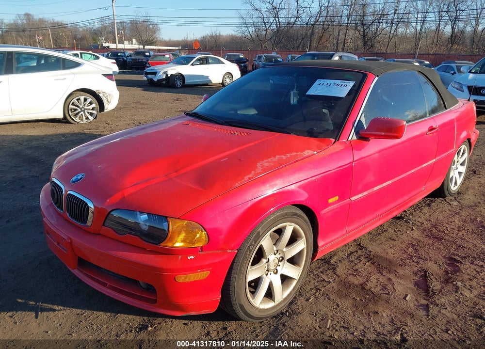 2001 BMW 325CI VIN: WBABS33431JY50460