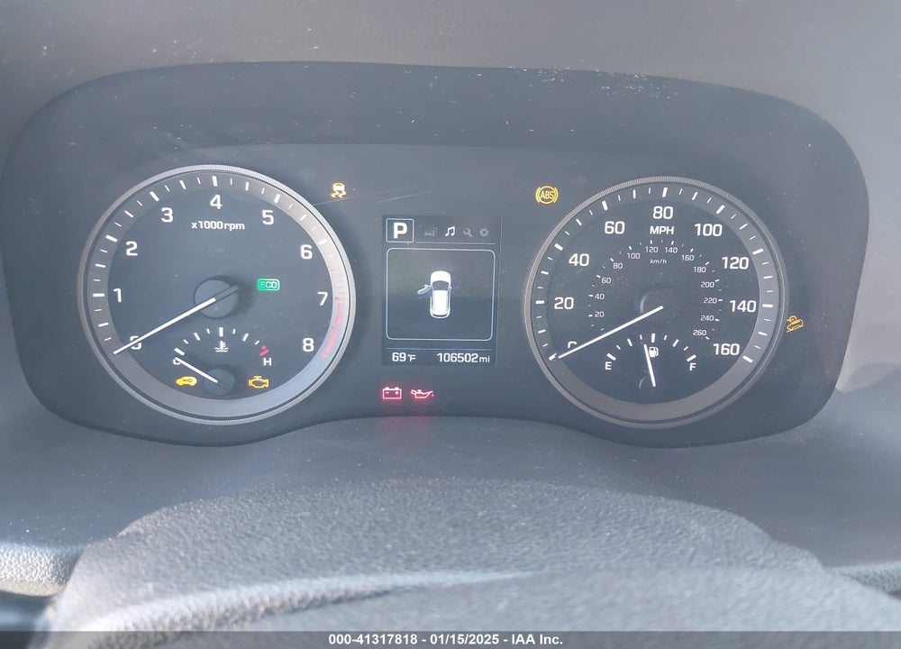 2016 HYUNDAI TUCSON VIN: KM8J33A25GU073747