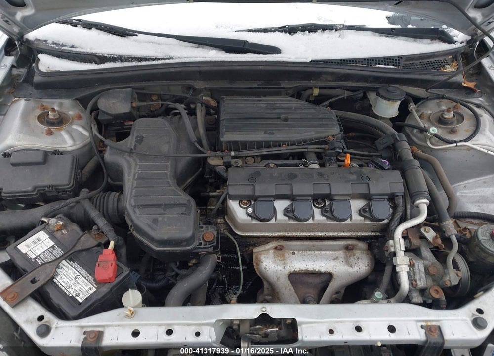 2001 HONDA CIVIC LX VIN: JHMES16541S011001