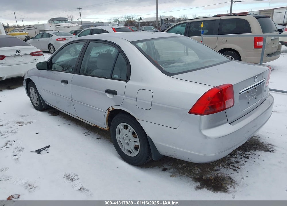 2001 HONDA CIVIC LX VIN: JHMES16541S011001