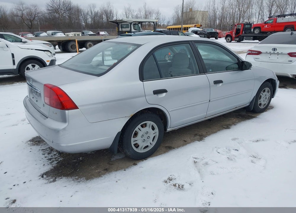 2001 HONDA CIVIC LX VIN: JHMES16541S011001