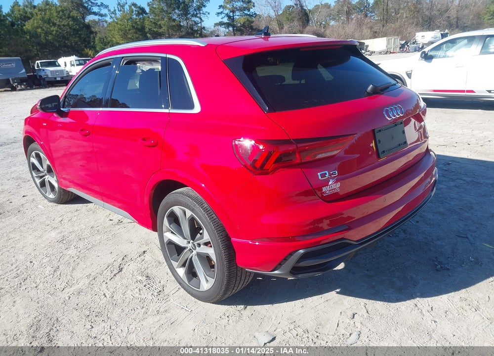 2021 AUDI Q3 PREMIUM PLUS 45 TFSI S LINE QUATTRO TIPTRONIC VIN: WA1EECF36M1080134