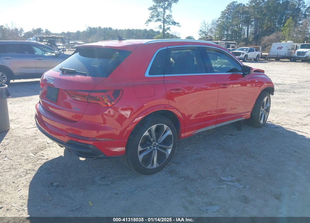2021 AUDI Q3 PREMIUM PLUS 45 TFSI S LINE QUATTRO TIPTRONIC VIN: WA1EECF36M1080134