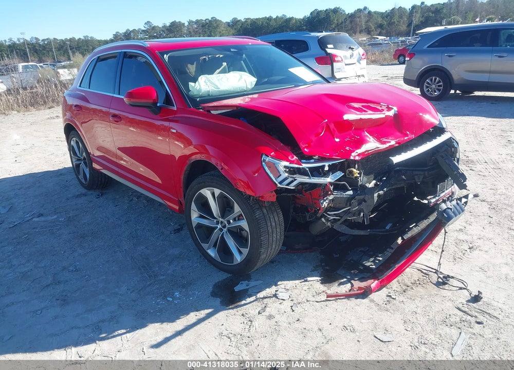 2021 AUDI Q3 PREMIUM PLUS 45 TFSI S LINE QUATTRO TIPTRONIC VIN: WA1EECF36M1080134