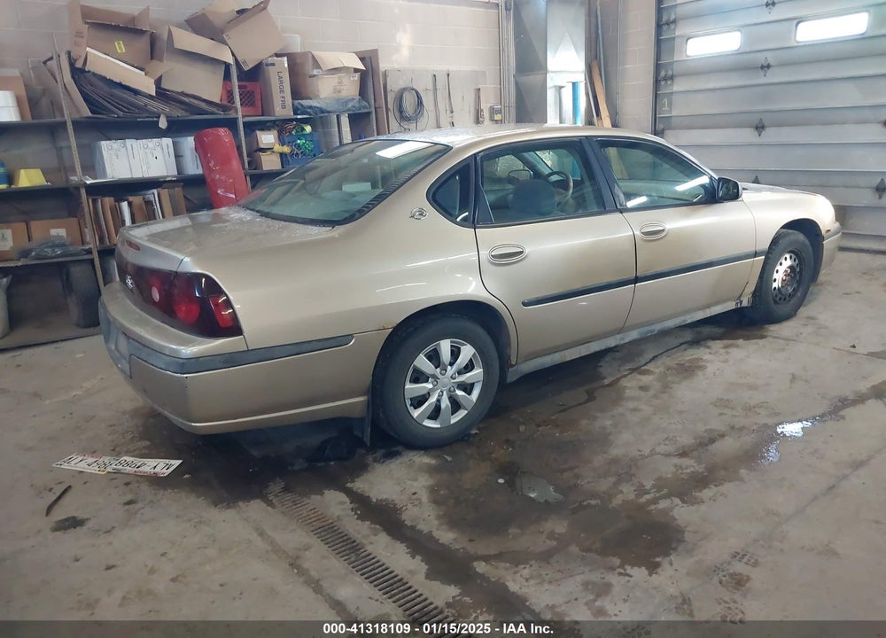 2004 CHEVROLET IMPALA VIN: 2G1WF52E549197489