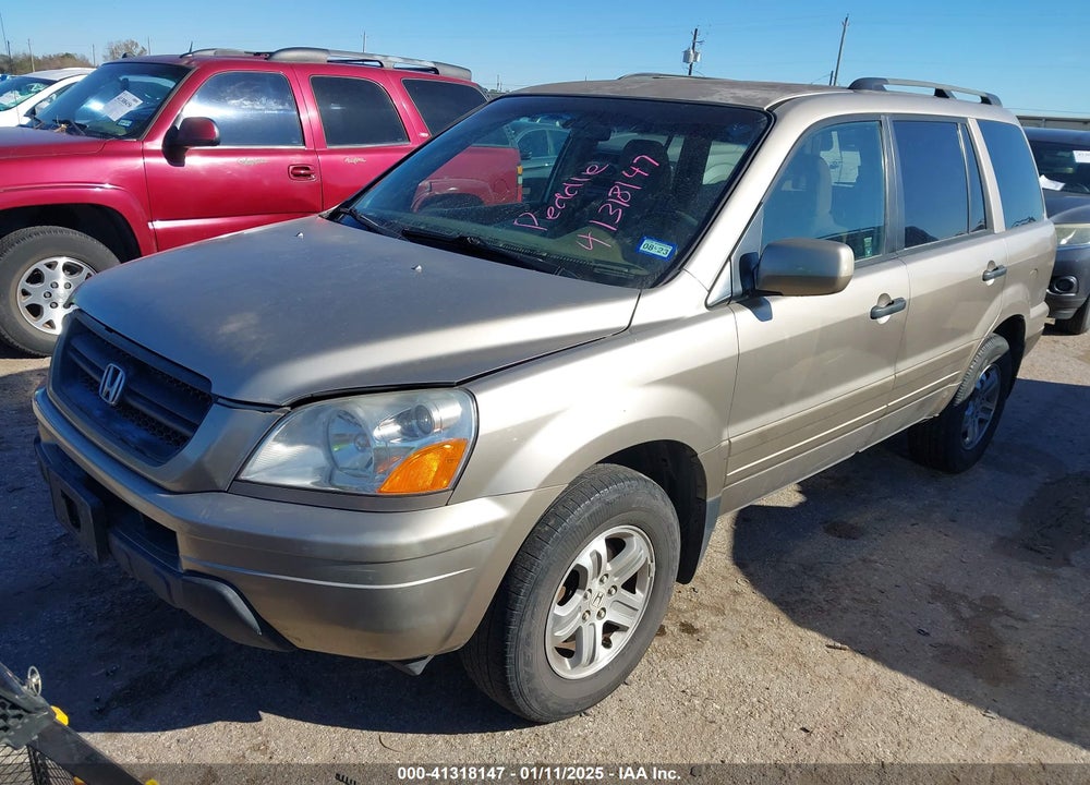 2003 HONDA PILOT EX VIN: 2HKYF18403H589721