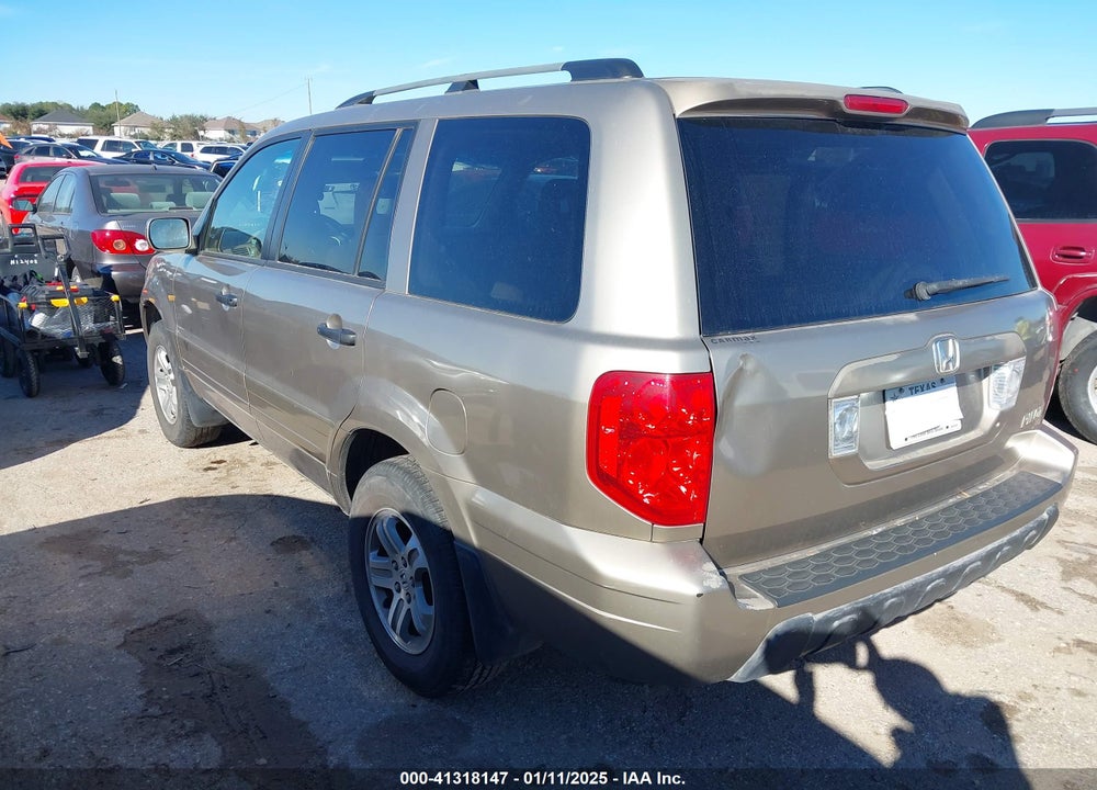 2003 HONDA PILOT EX VIN: 2HKYF18403H589721